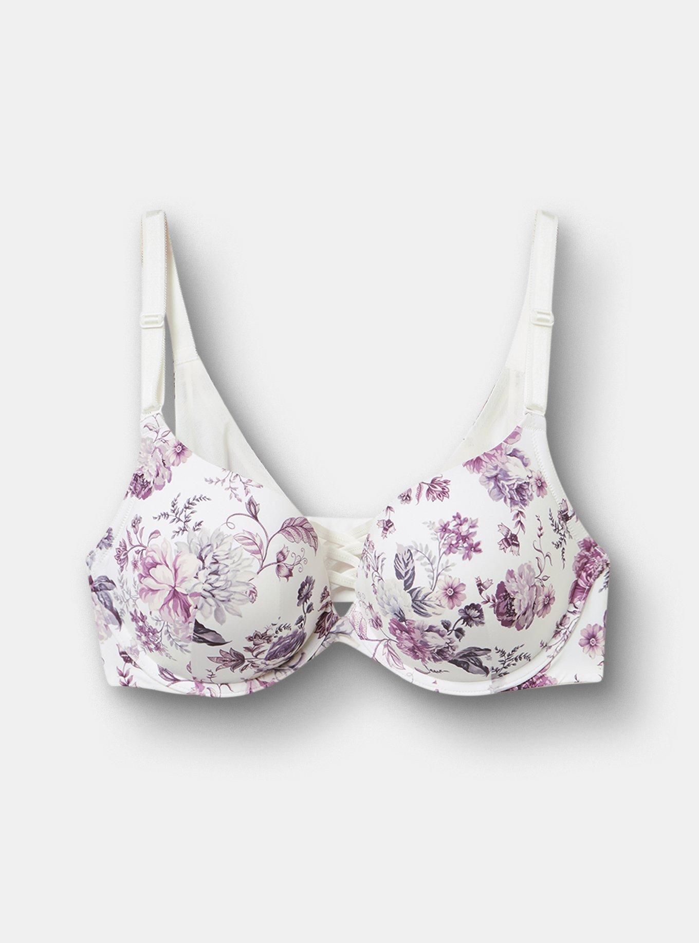 XO Plunge Push-Up Smooth Bra, DREAM FLORAL, hi-res