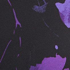 XO Plunge Push-Up Bra, DEEPEST FLORAL DEEP PURPLE, swatch