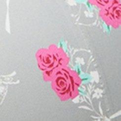 XO Plunge Push-Up Bra, ROSE BOWS FORMAL GRAY, swatch