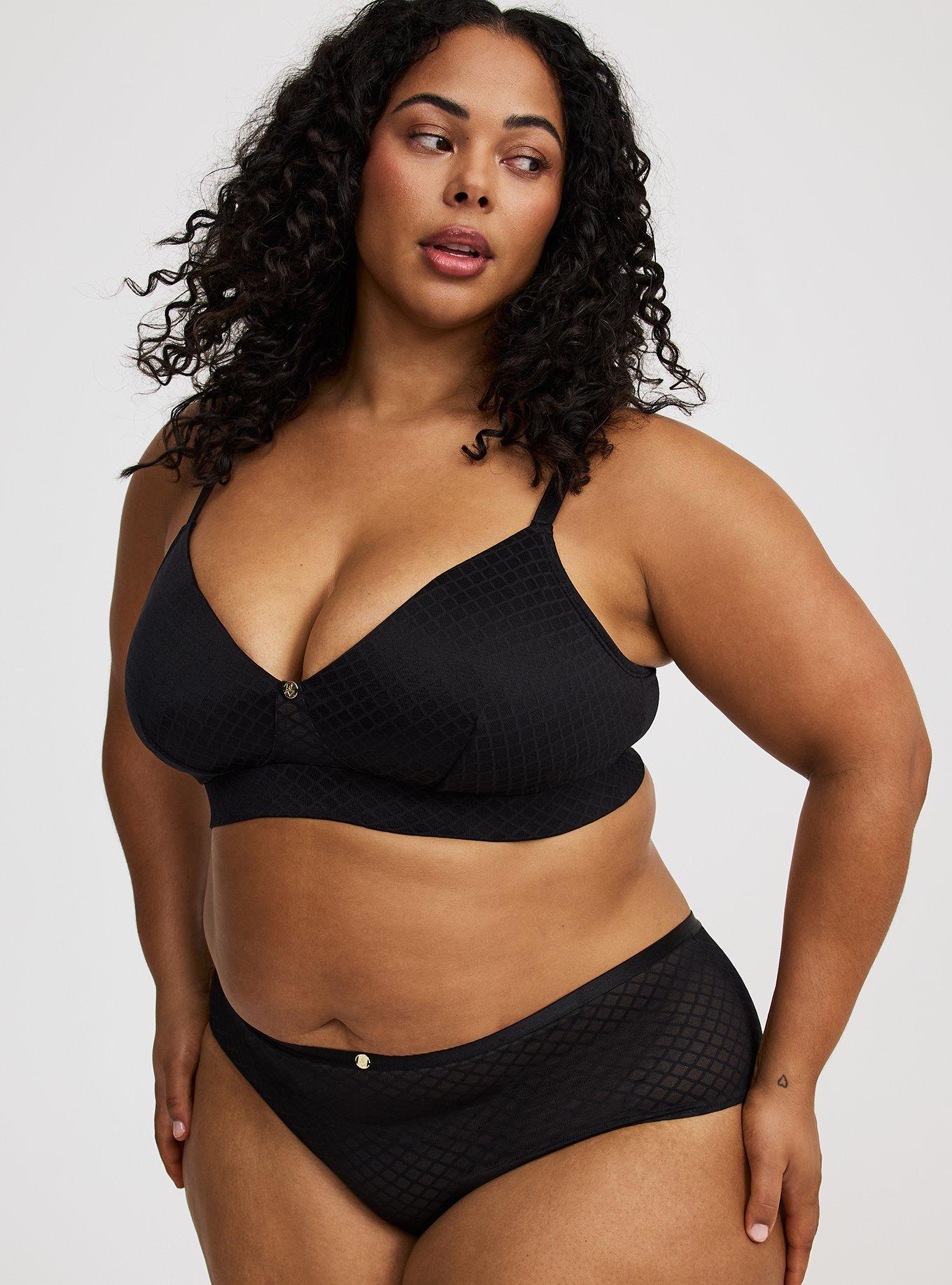Fishnet Lace Retro Bralette