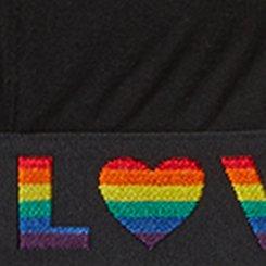Cotton Cutout Triangle Bralette, RICH BLACK, swatch