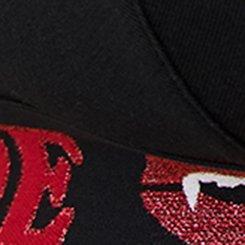 Triangle Cut-Out Bralette, BITE ME RICH BLACK, swatch