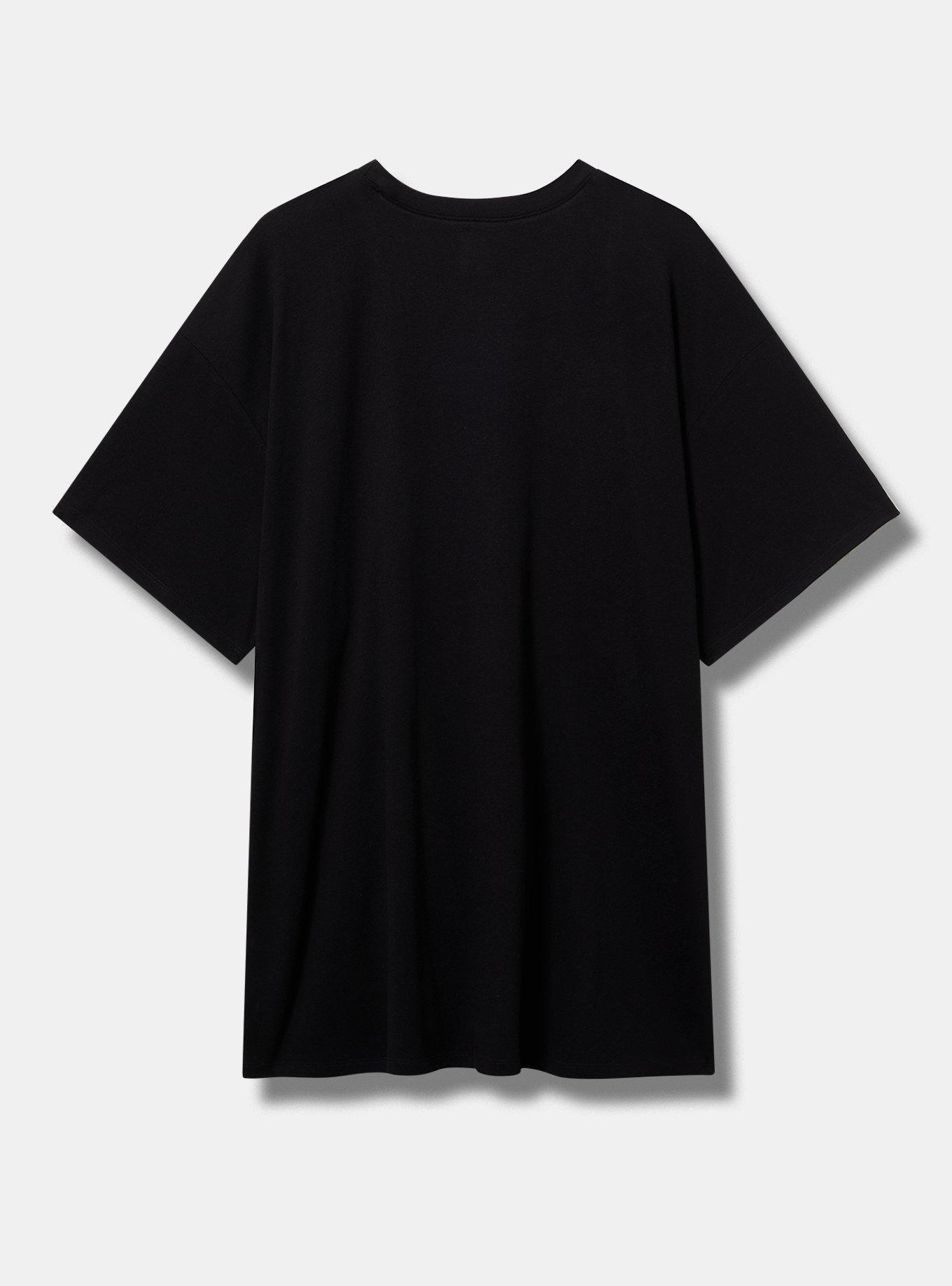 Schitt's Creek Oversized Cotton Crew Tunic Tee