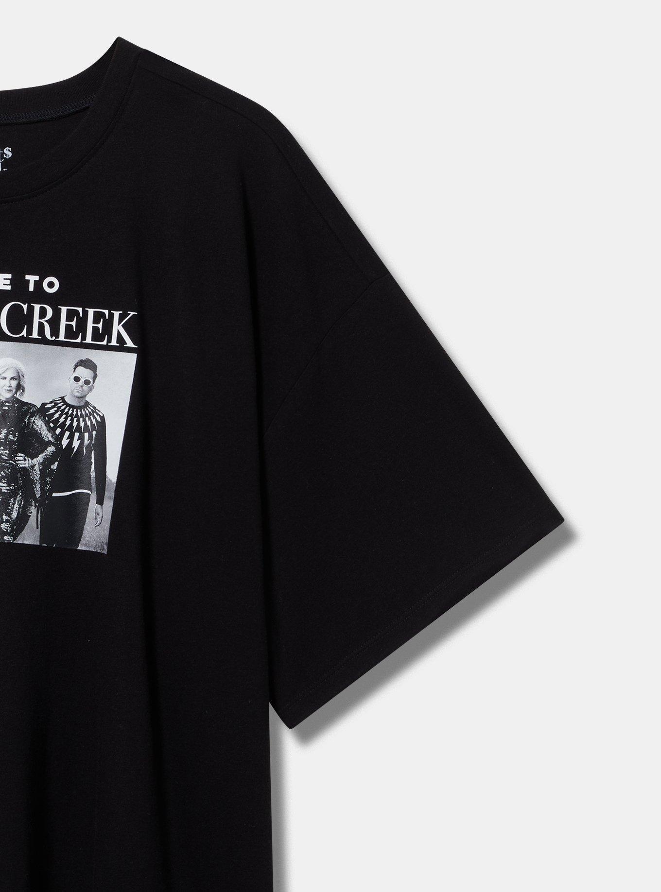 Schitt's Creek Oversized Cotton Crew Tunic Tee