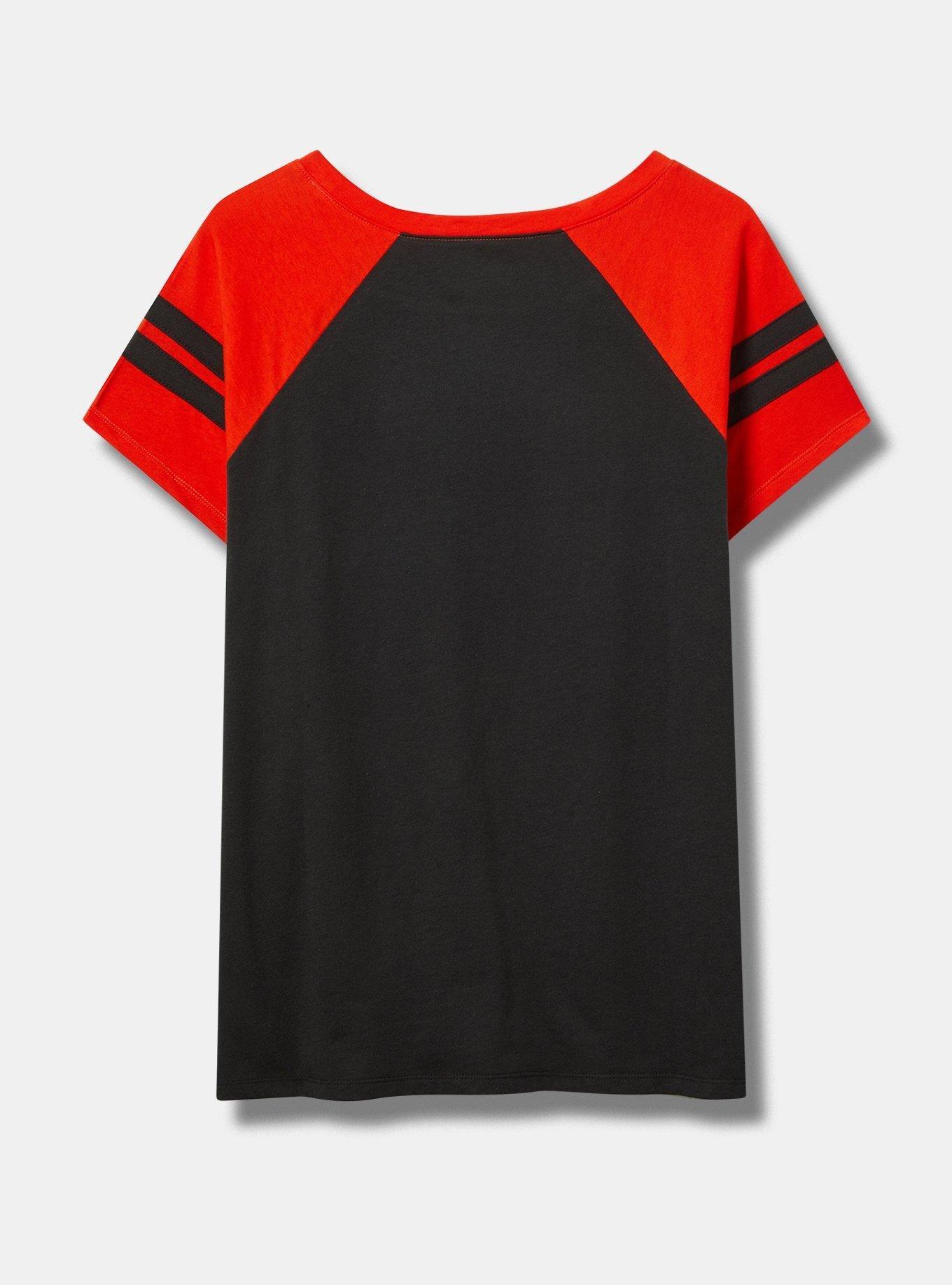 MLB Baltimore Orioles Cotton Varsity Ringer Tee