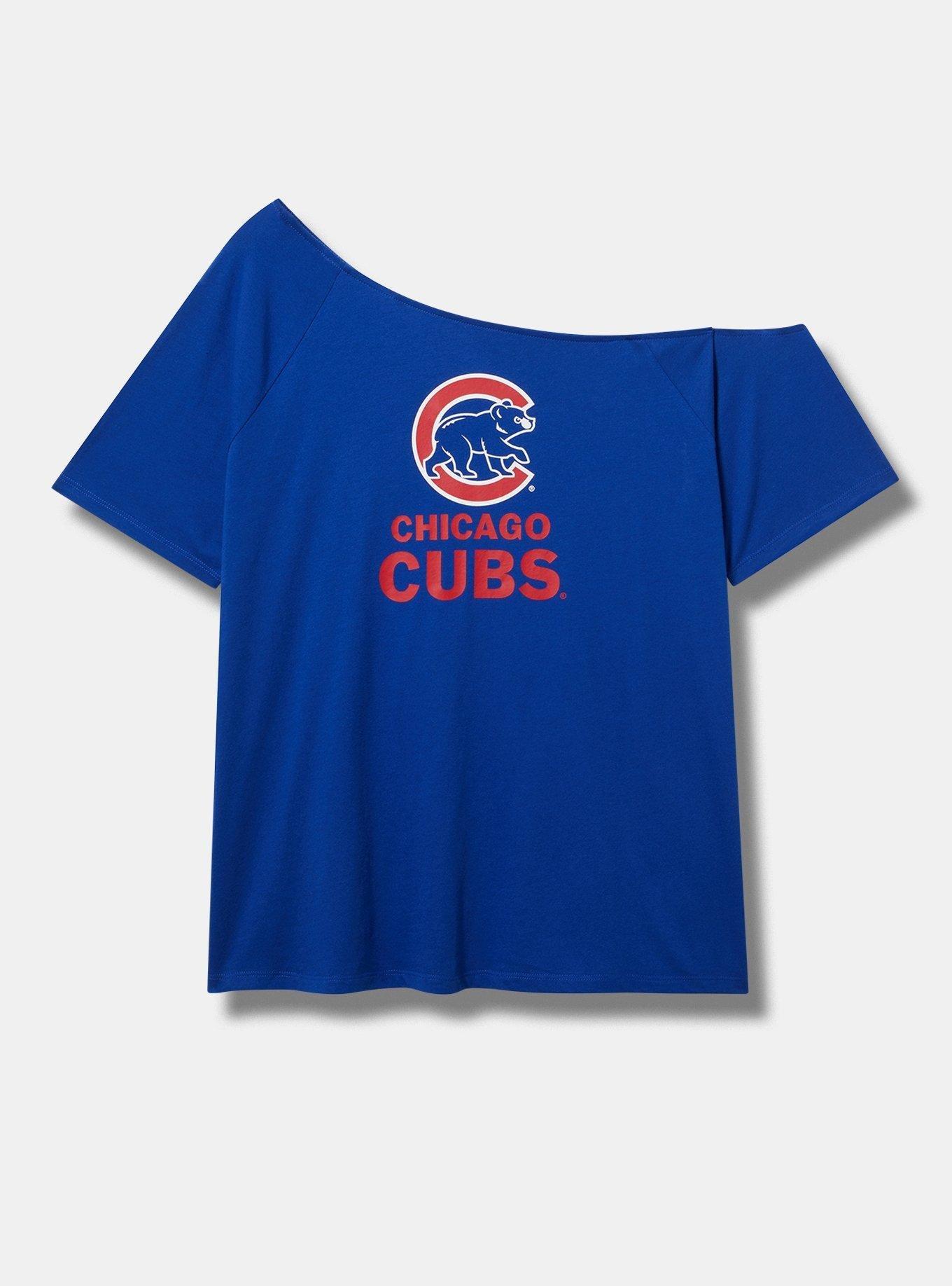 MLB Chicago Cubs Cotton Off-Shoulder Tee