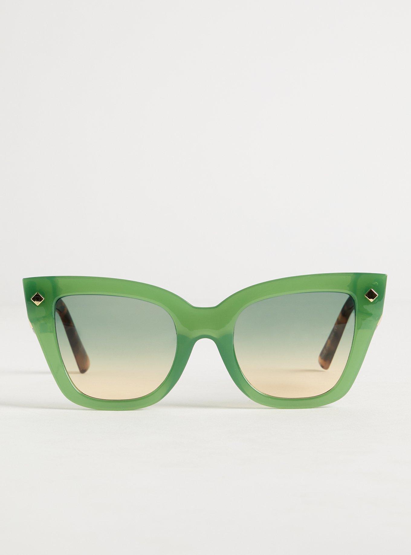 Colorblock Cateye Sunglasses