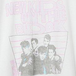 Plus Size New Kids On The Block Relaxed Cotton Crew Tee, BLANC DE BLANC, swatch