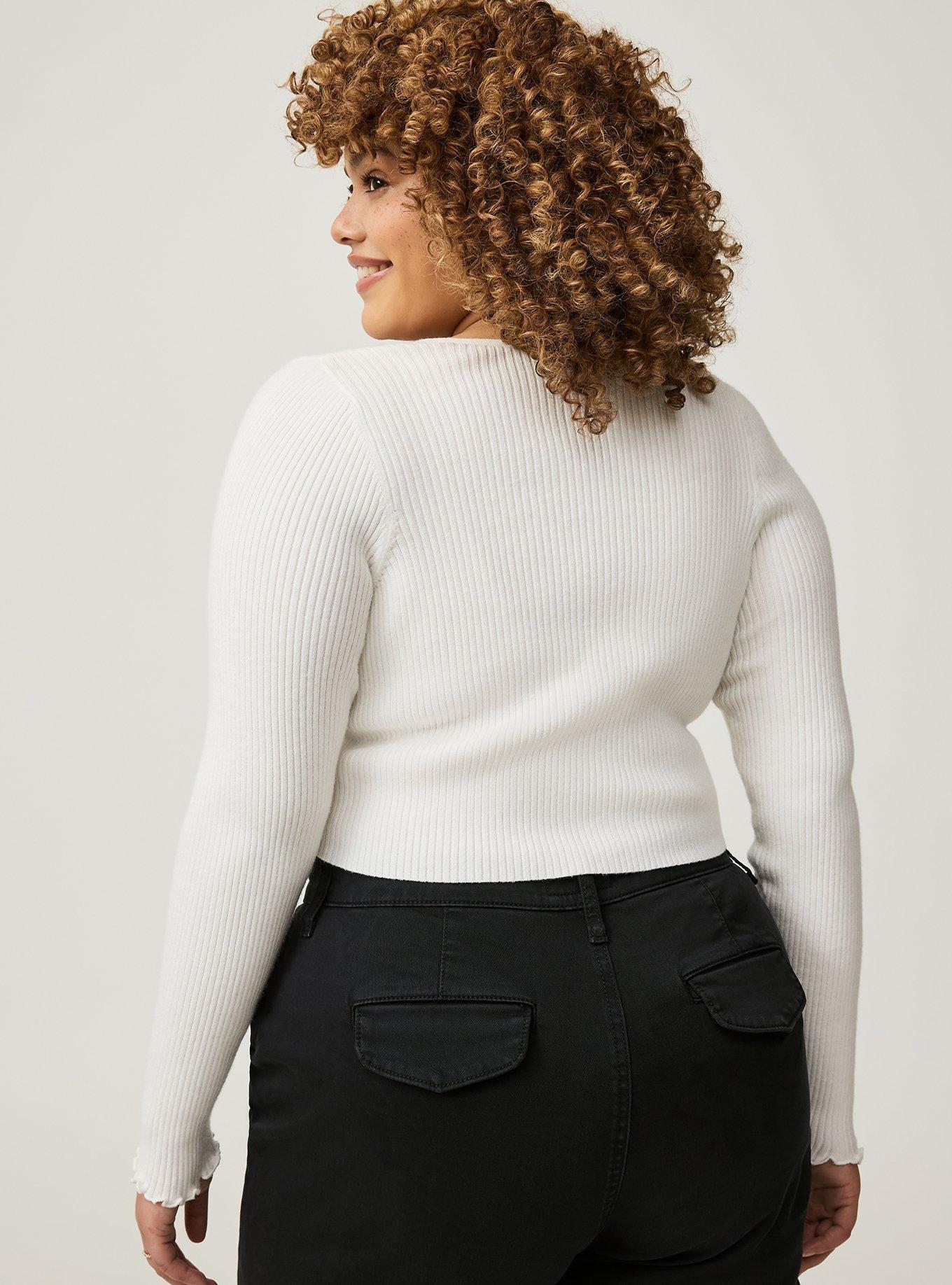 Button Front Shrug Sweater