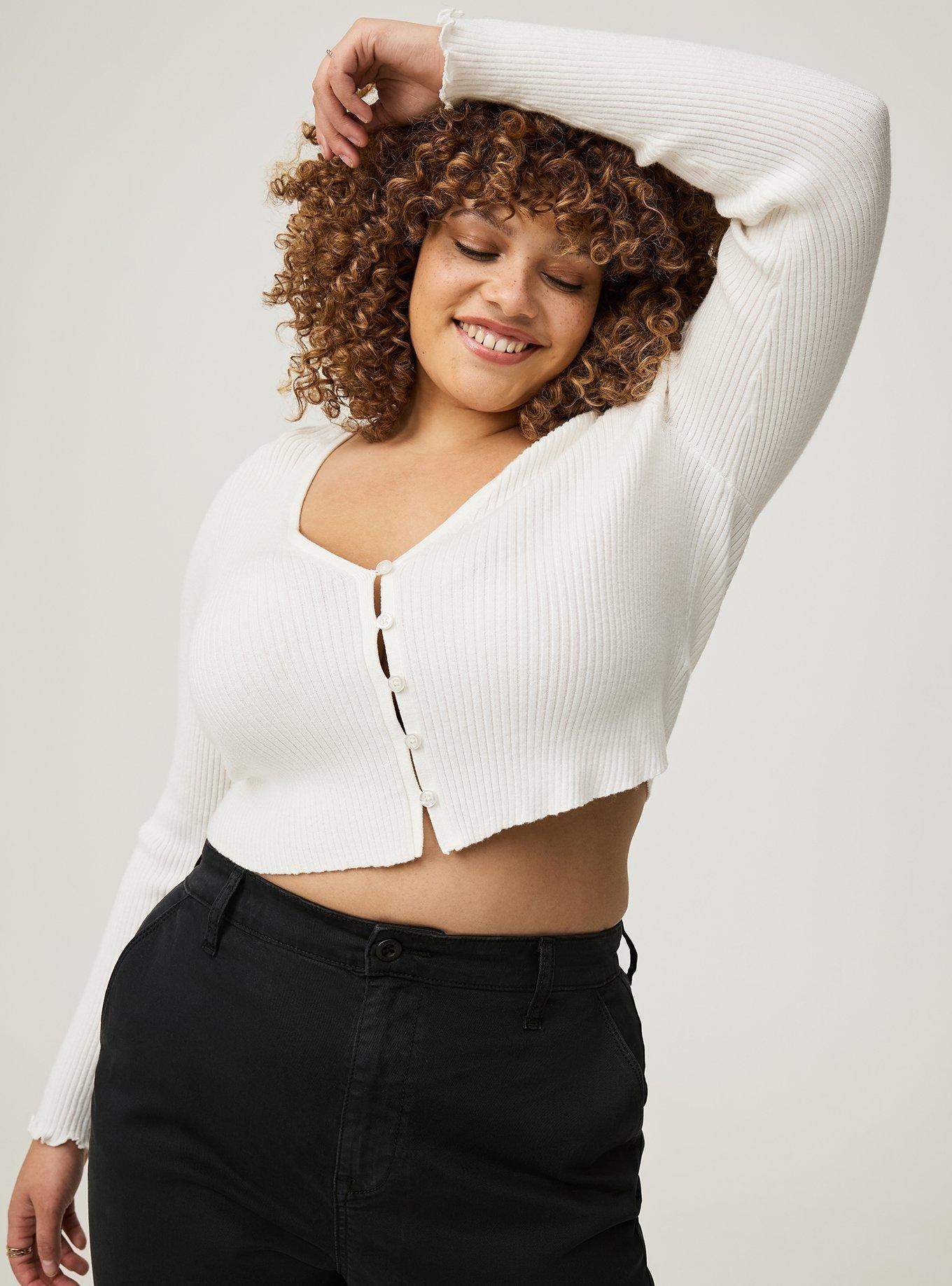 Button Front Shrug Sweater