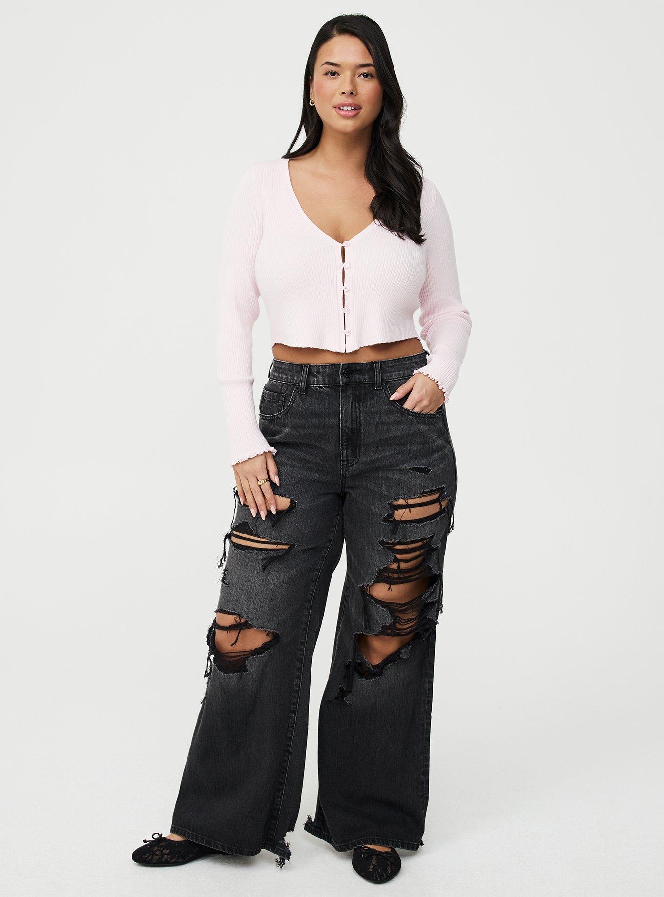 Everyday Soft V-Neck Shrug, BARELY PINK, alternate