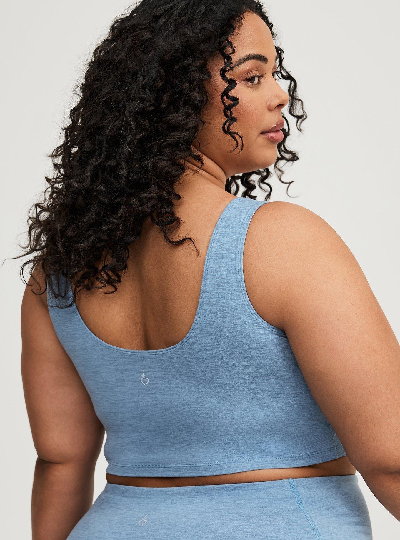 Super Soft Performance Jersey Crop Active Bra
