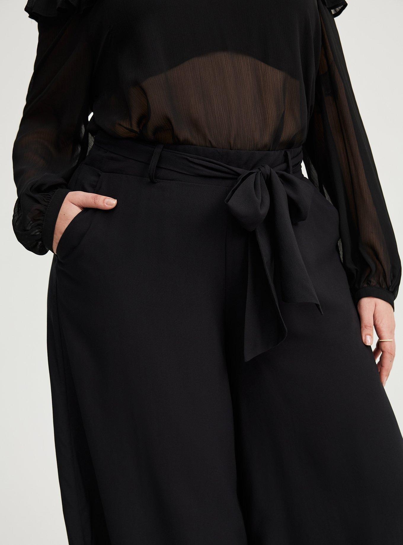 Pull-On Super Wide Leg Pant