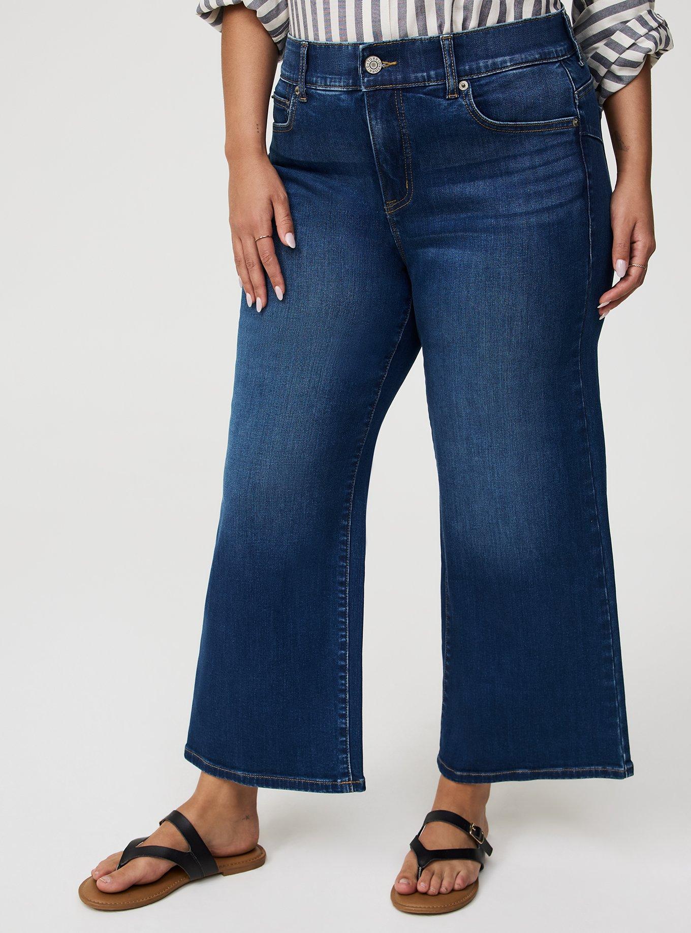 Bombshell High-Rise Wide Leg Ankle Jean
