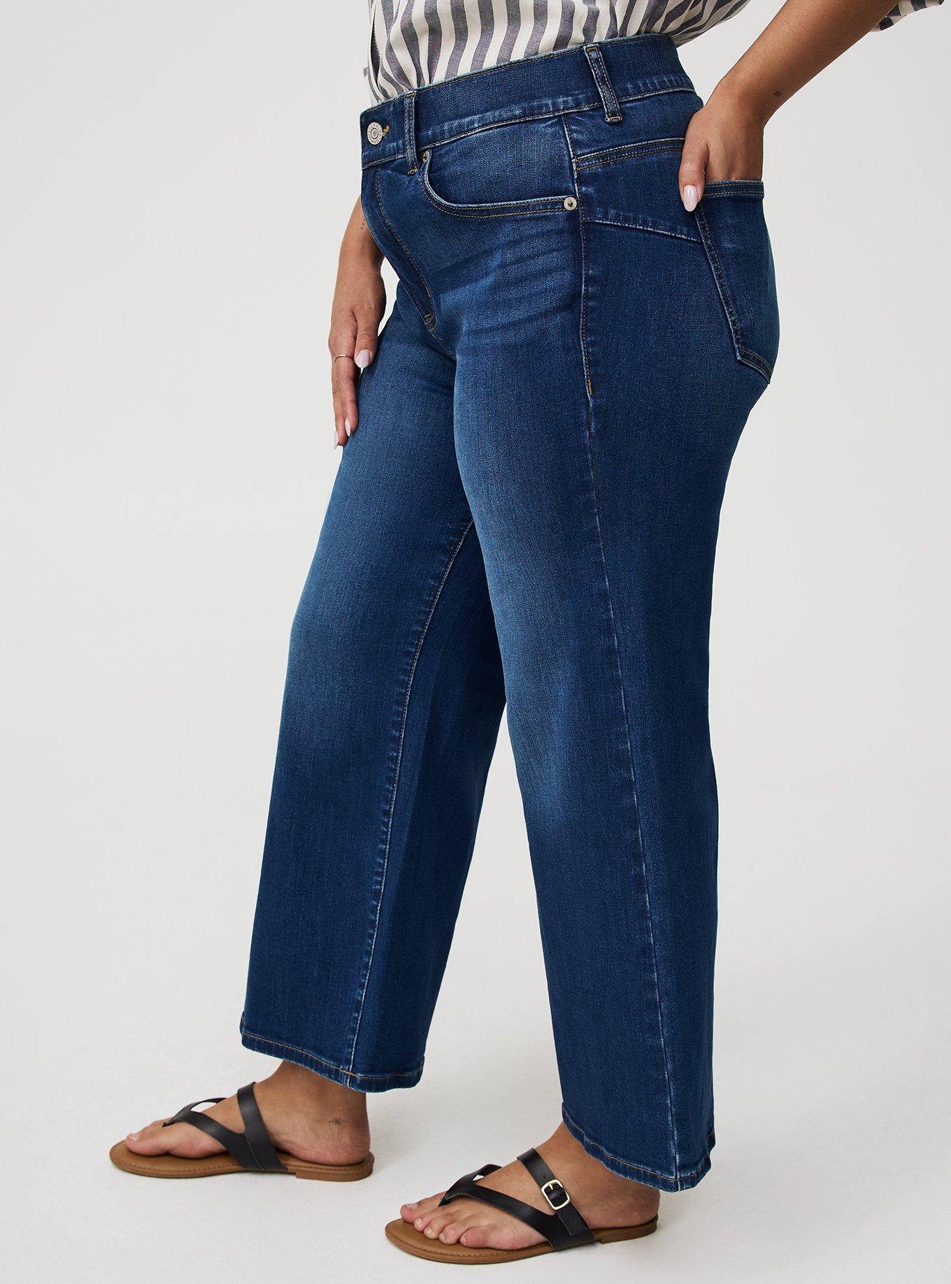 Bombshell High-Rise Wide Leg Ankle Jean