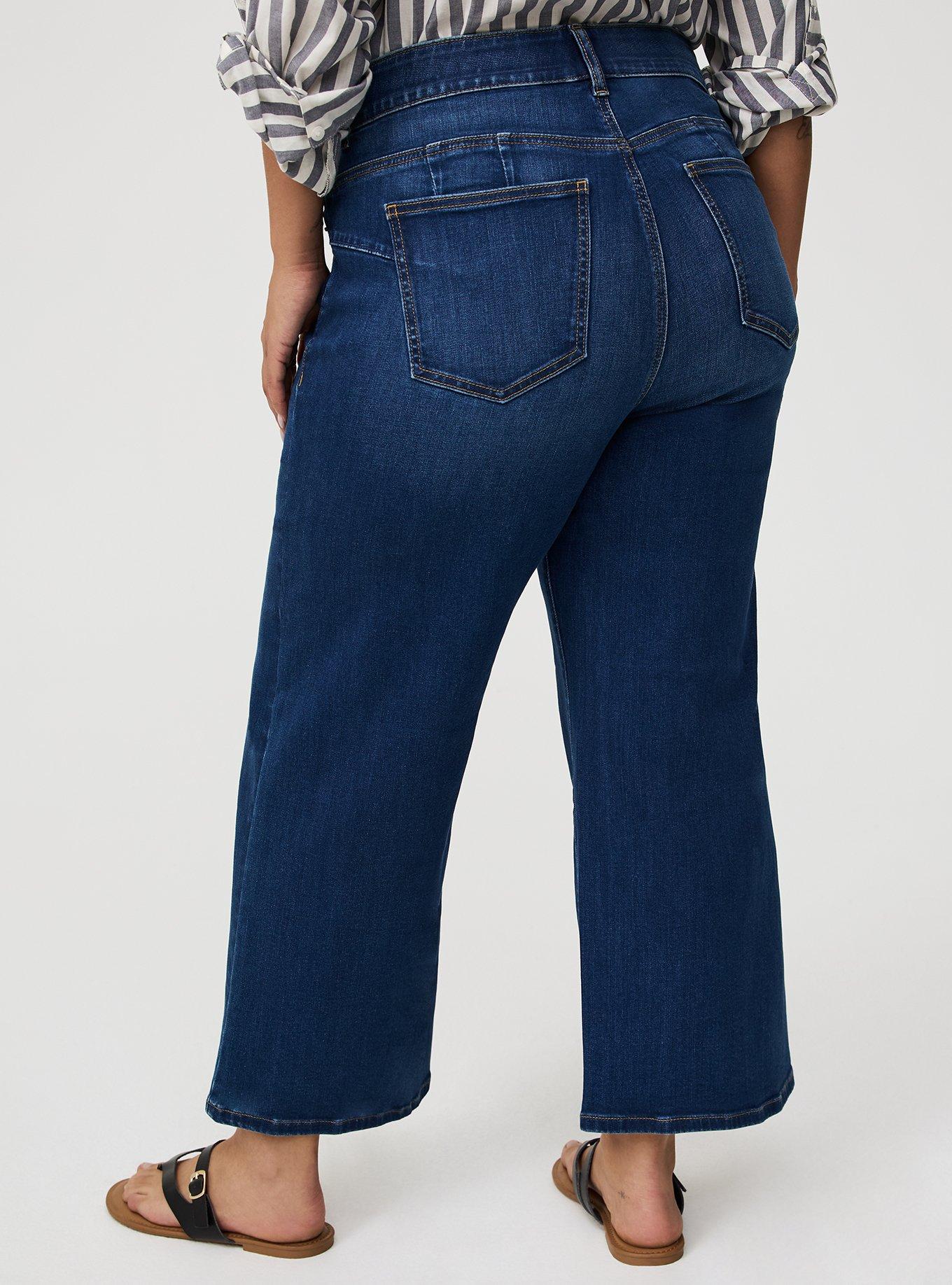 Bombshell High-Rise Wide Leg Ankle Jean