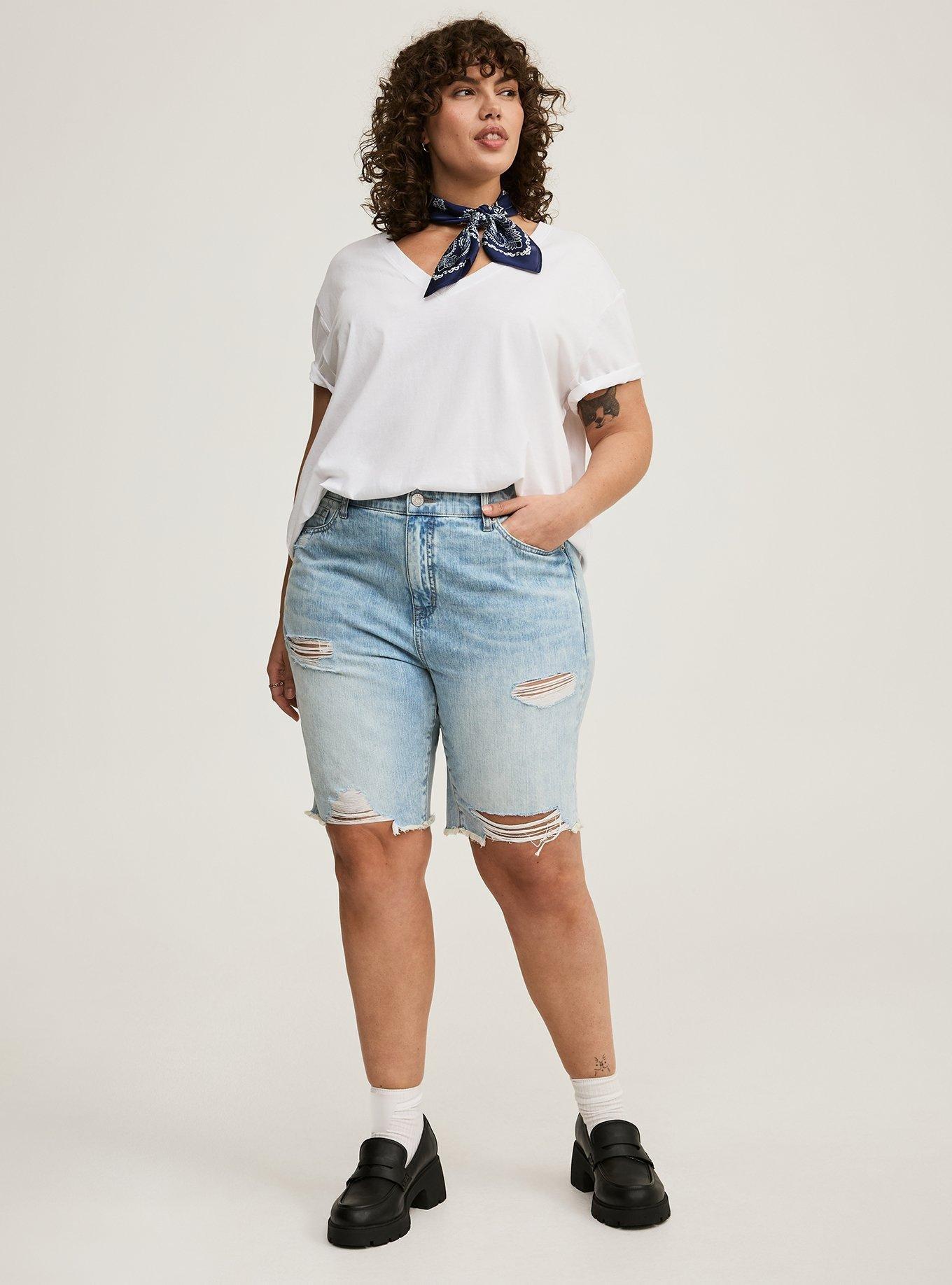 Perfect Bermuda High-Rise Denim  Short