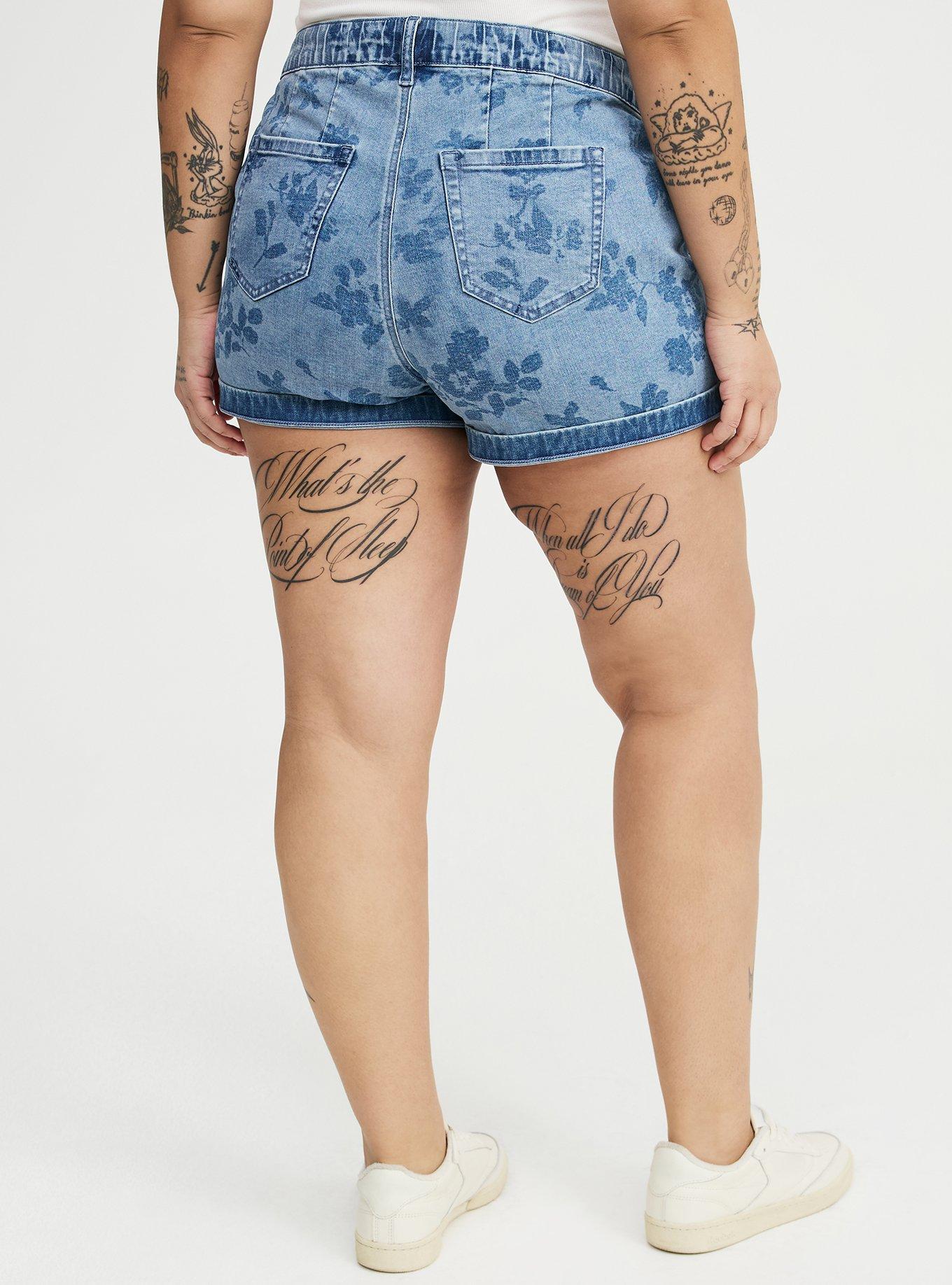 3.5'' Weekend Mid-Rise Short, BECCA FLORAL BLUE, alternate