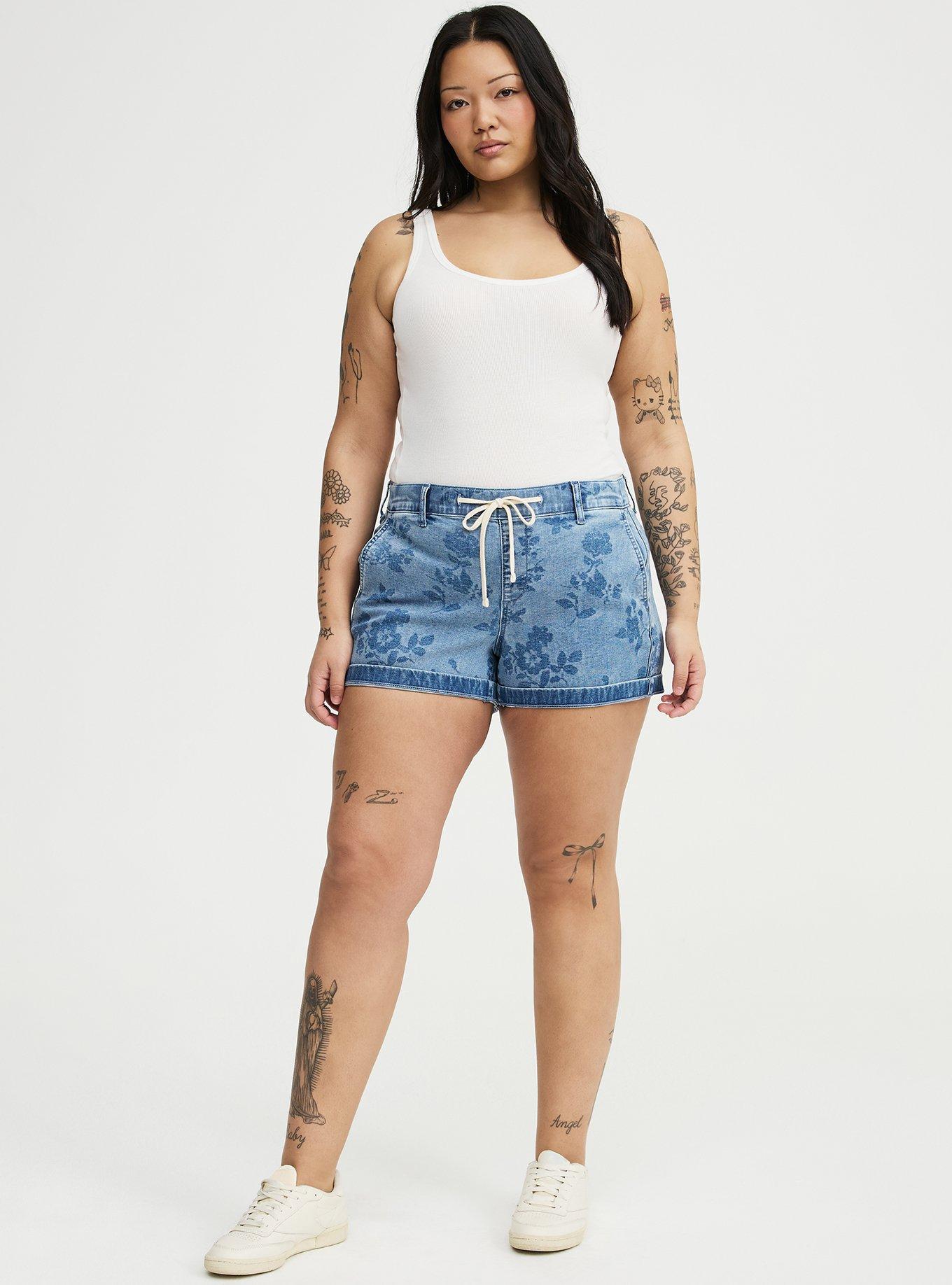 3.5'' Weekend Mid-Rise Short, BECCA FLORAL BLUE, alternate