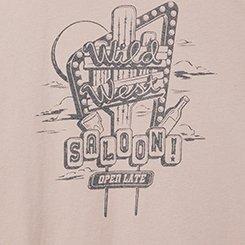 Wild Saloon Relaxed Fit Crew Heritage Jersey Tee, DUSKY ROSE, swatch
