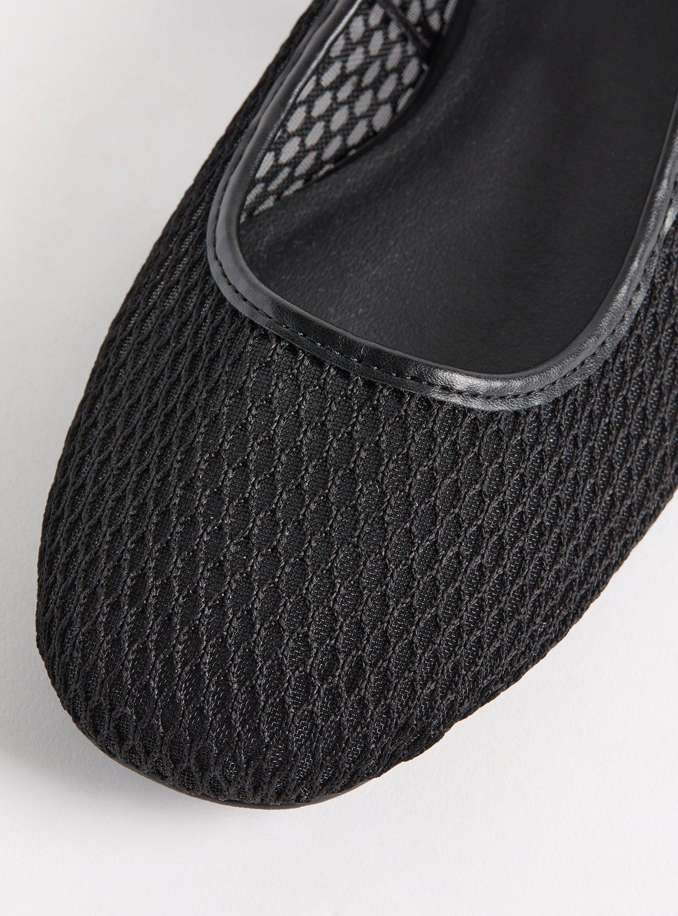 Mesh Ankle Strap Flat (WW)