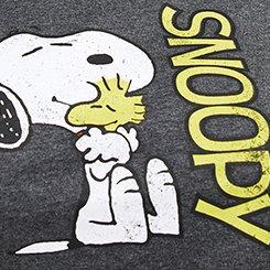 Snoopy Lounge Top, CHARCOAL HEATHER, swatch