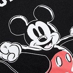 Mickey Mouse Lounge Top, BLACK, swatch