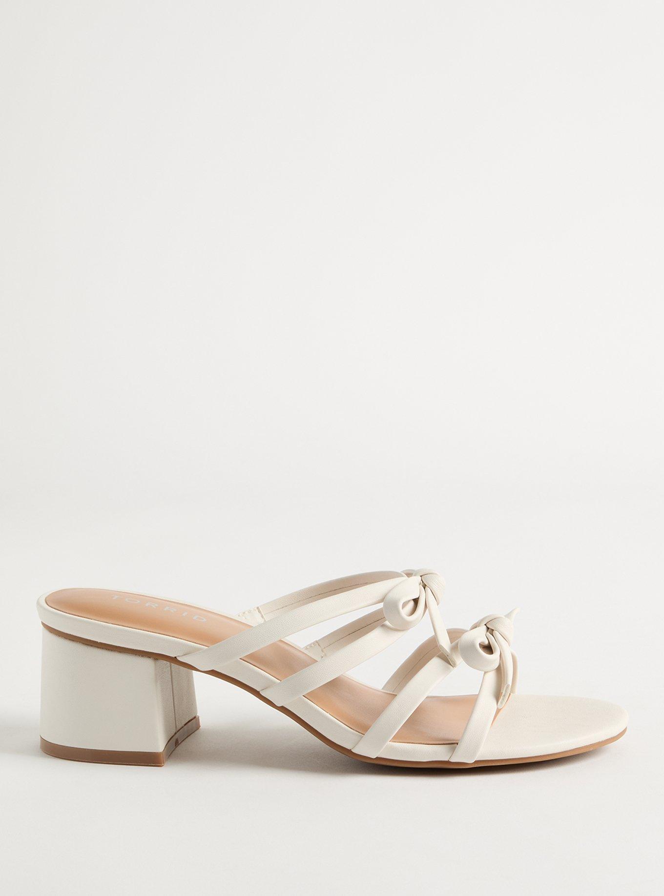 Bow Strap Block Heel (WW