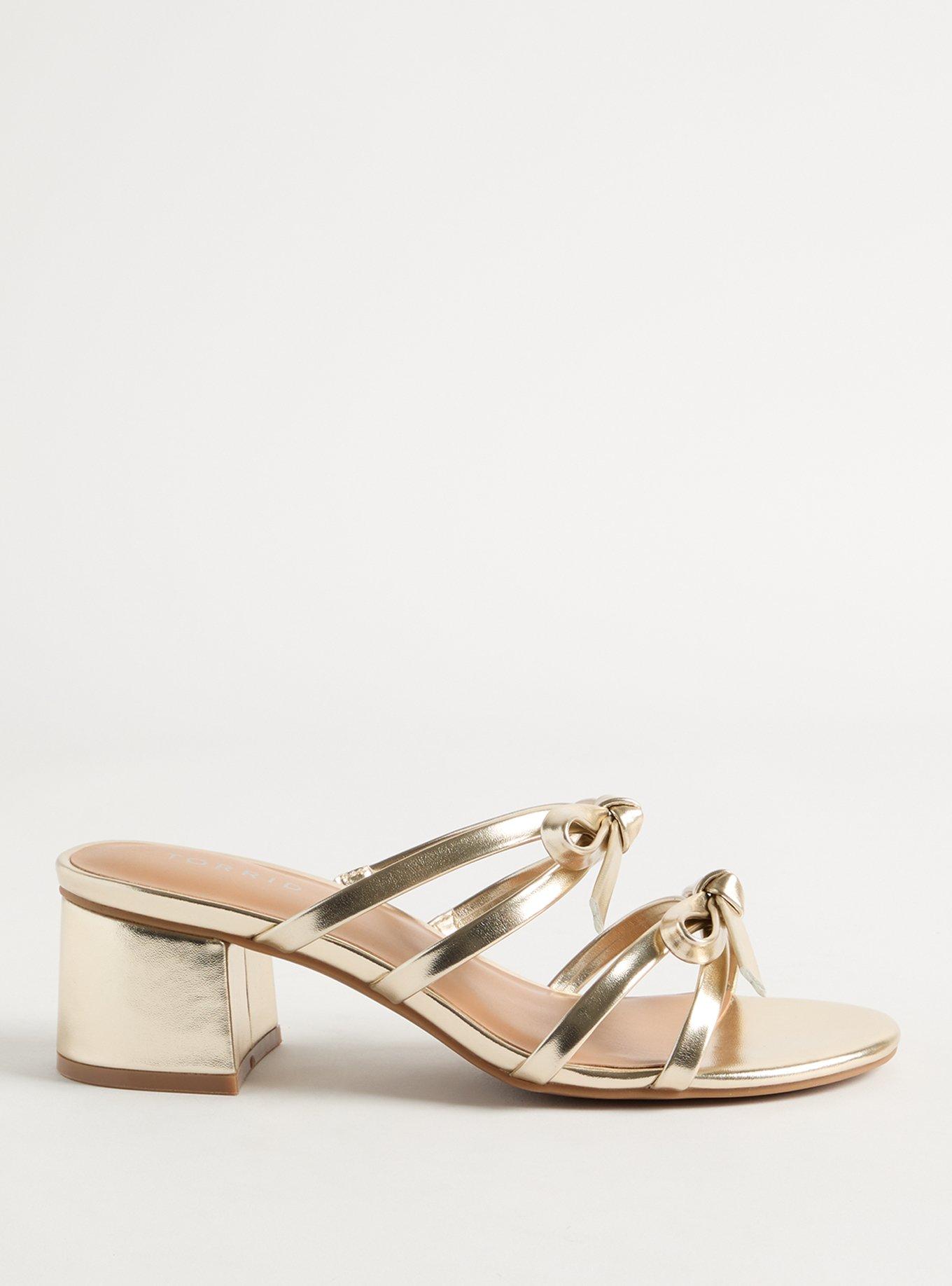 Bow Strap Block Heel (WW)