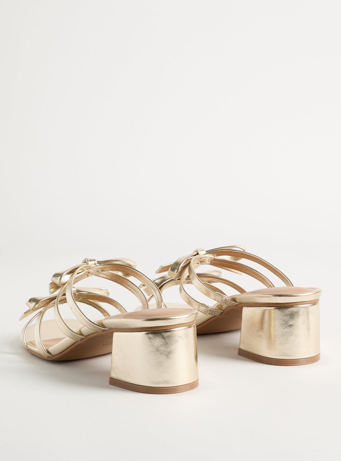 Bow Strap Block Heel (WW)