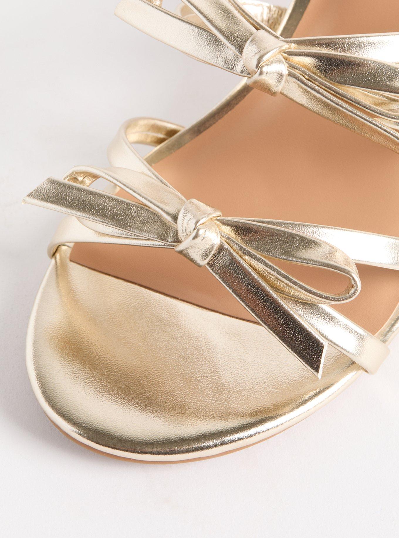 Bow Strap Block Heel (WW)