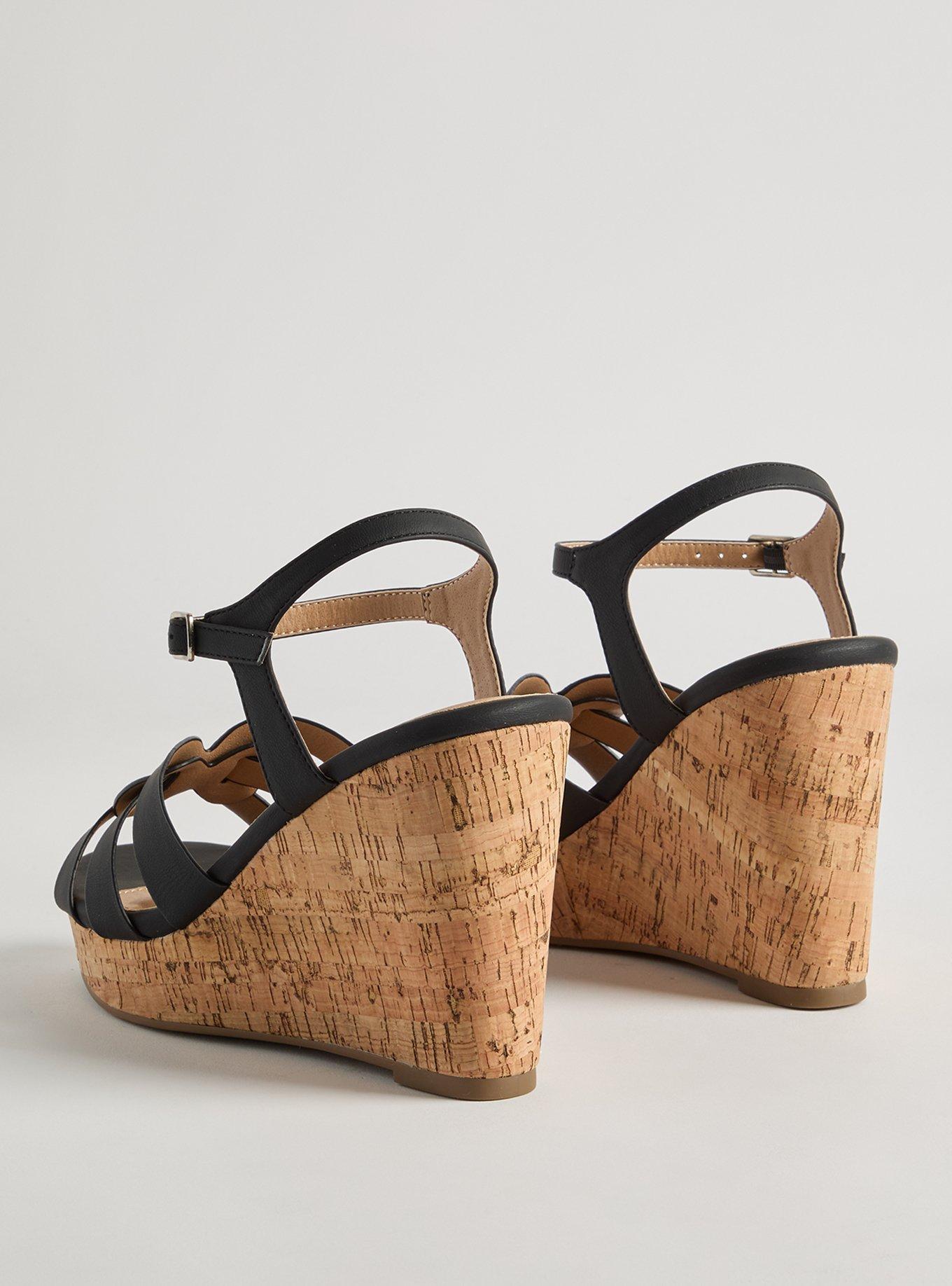 Strappy Cork Wedge (WW)