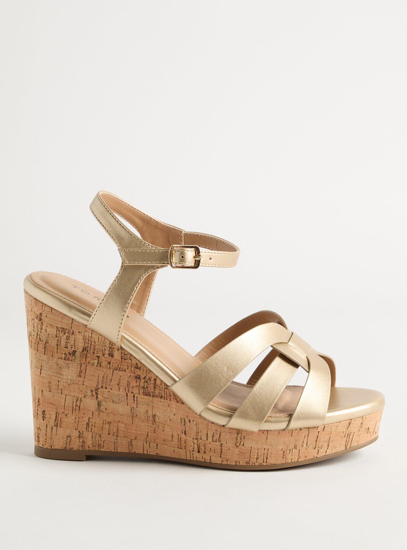 Strappy Cork Wedge (WW)