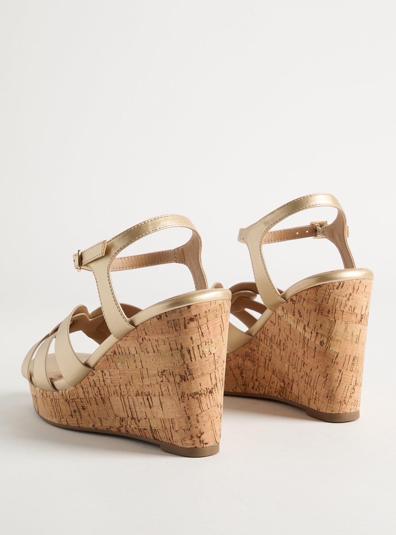 Strappy Cork Wedge (WW)
