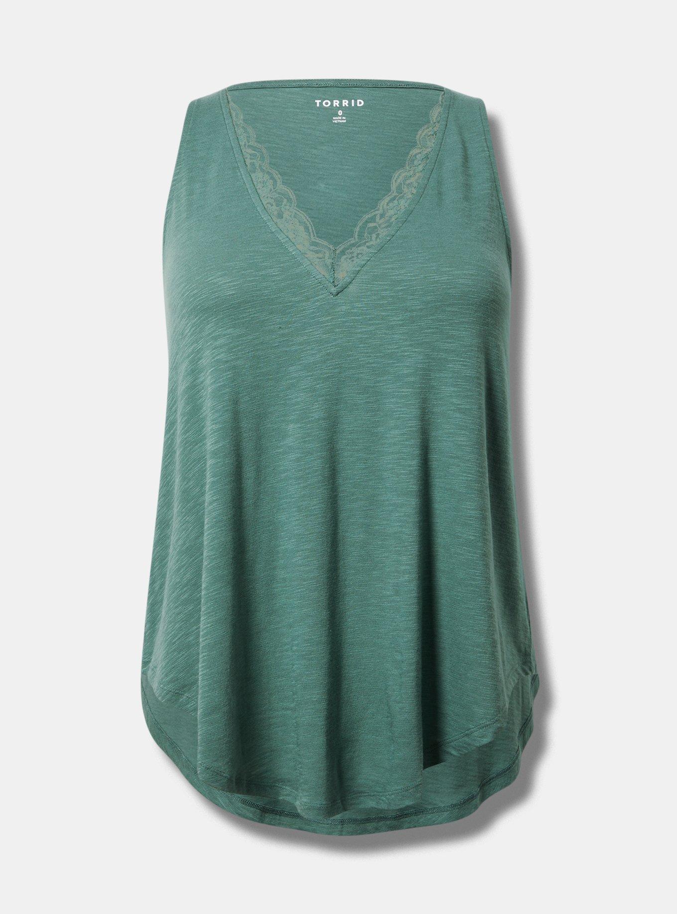 Lace Inset Swing Tank