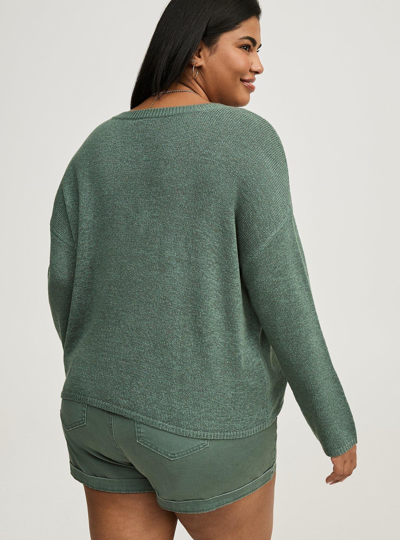 V-Neck Pullover Sweater