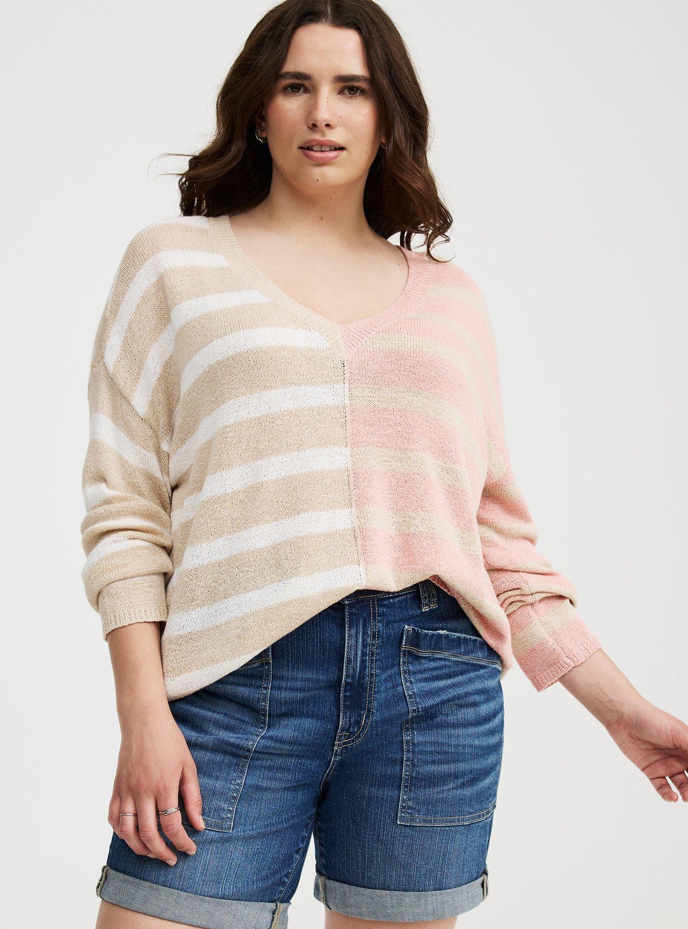 V-Neck Pullover Sweater