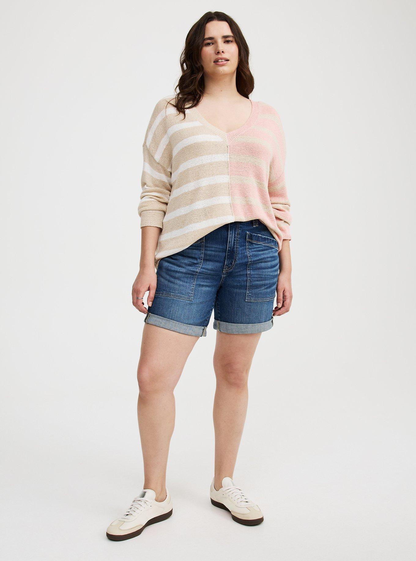 V-Neck Pullover Sweater