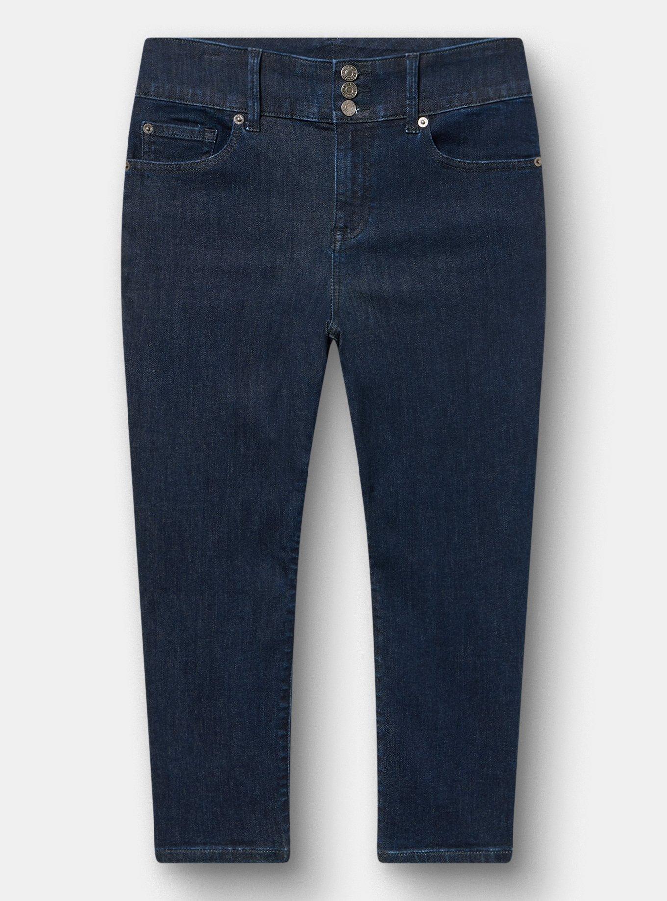 Skinny Jegging High-Rise Capri Jean, RINSE, hi-res