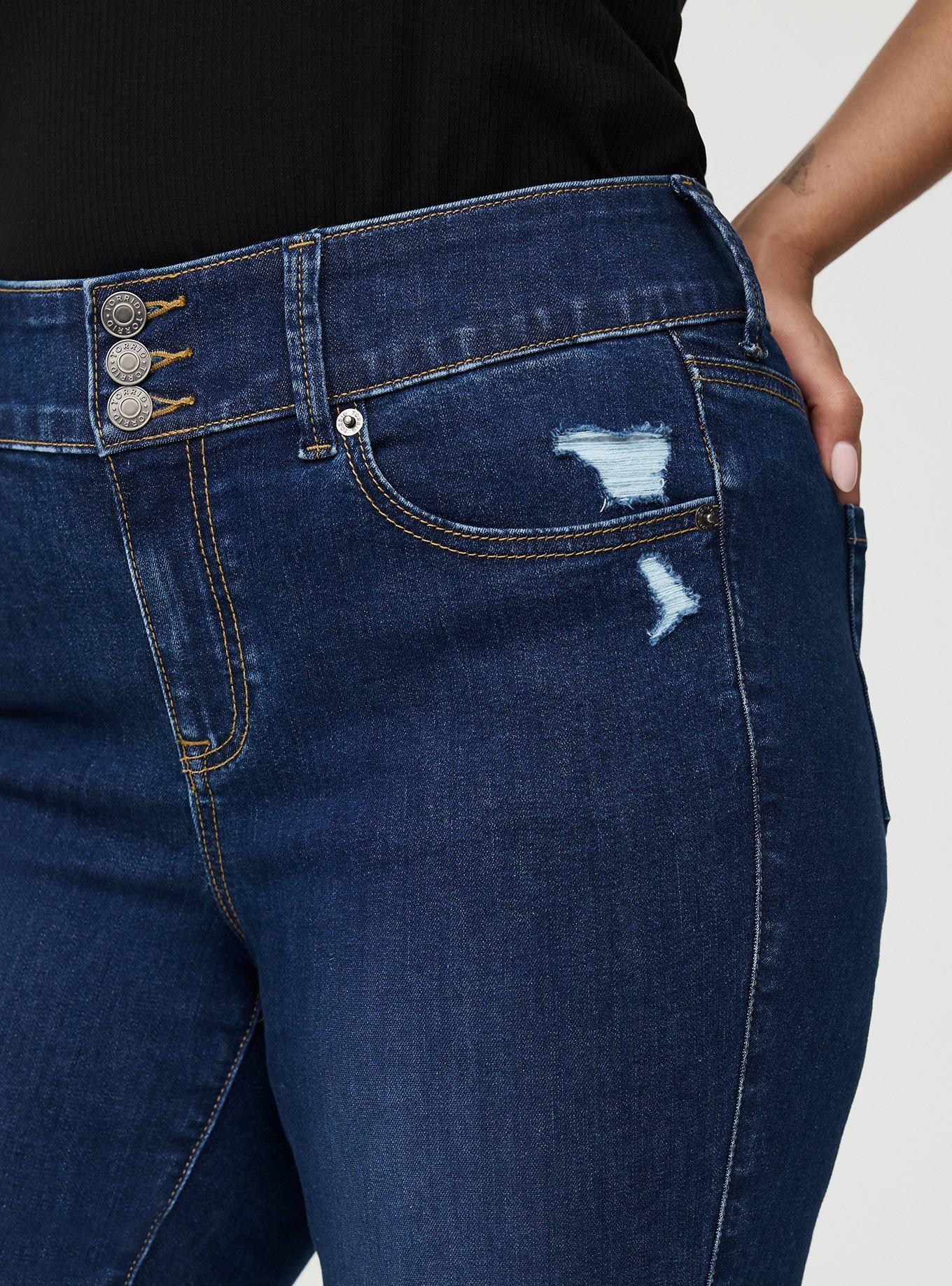 Skinny Jegging High-Rise Capri Jean, SATELLITE, alternate