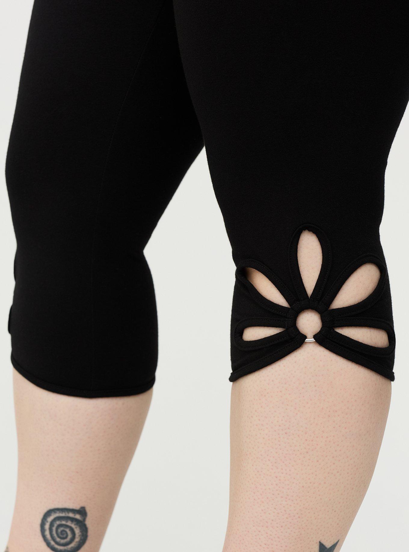 Pedal Pusher O-Ring Legging, DEEP BLACK, alternate