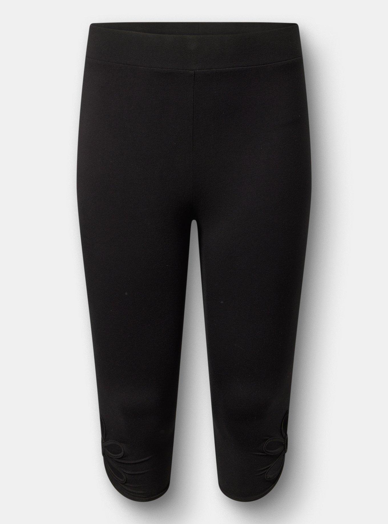 Pedal Pusher O-Ring Legging, DEEP BLACK, hi-res