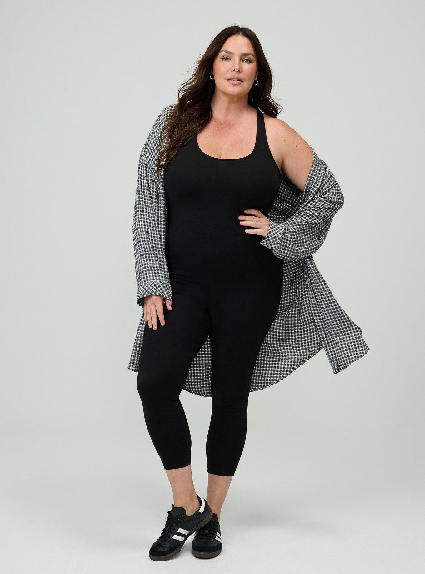 Cropped Cross-Back One Piece, DEEP BLACK, alternate