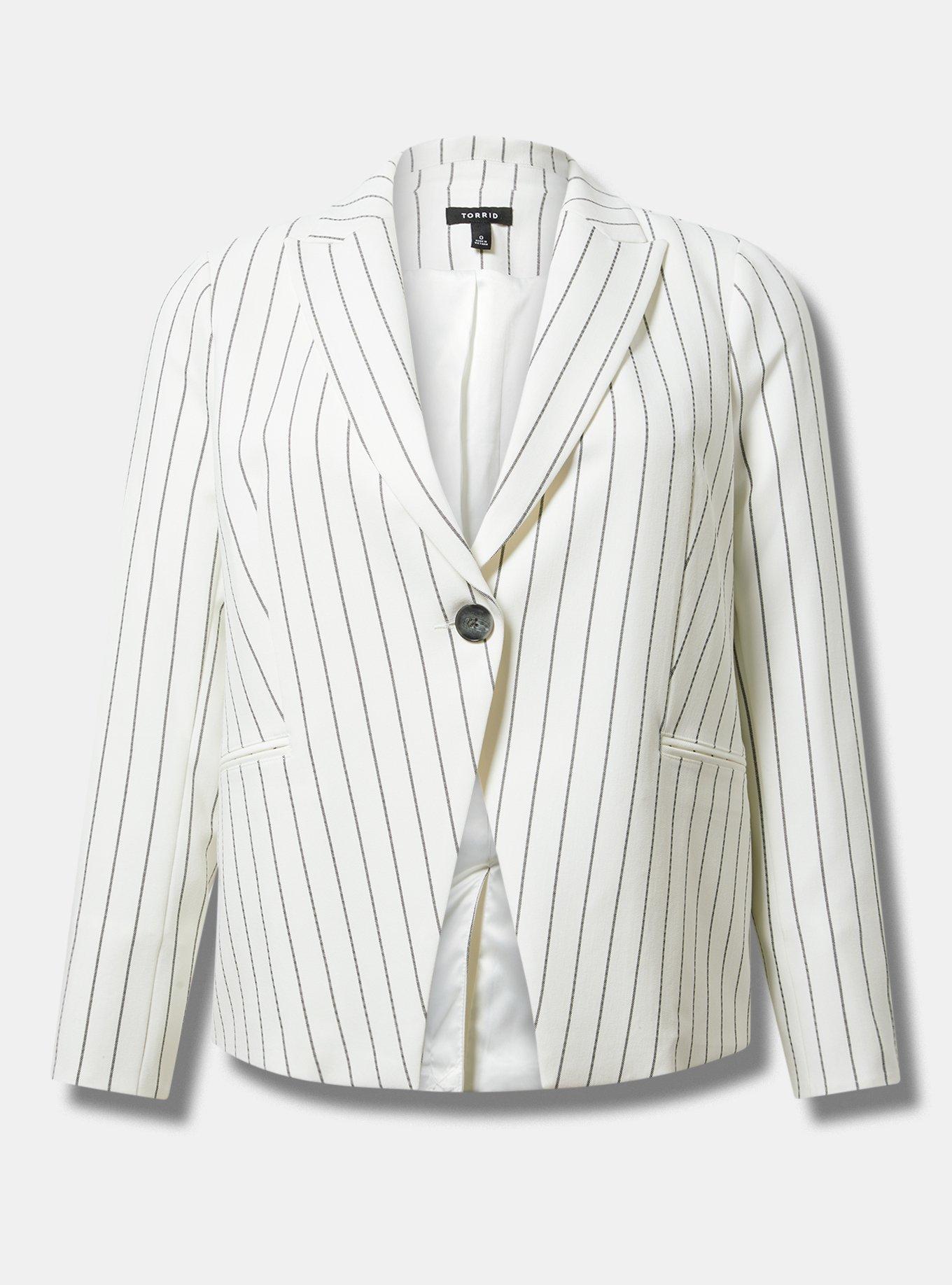 Classic Tailored Twill Blazer