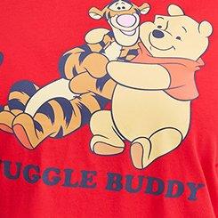 Winnie the Pooh Lounge Top, RED, swatch