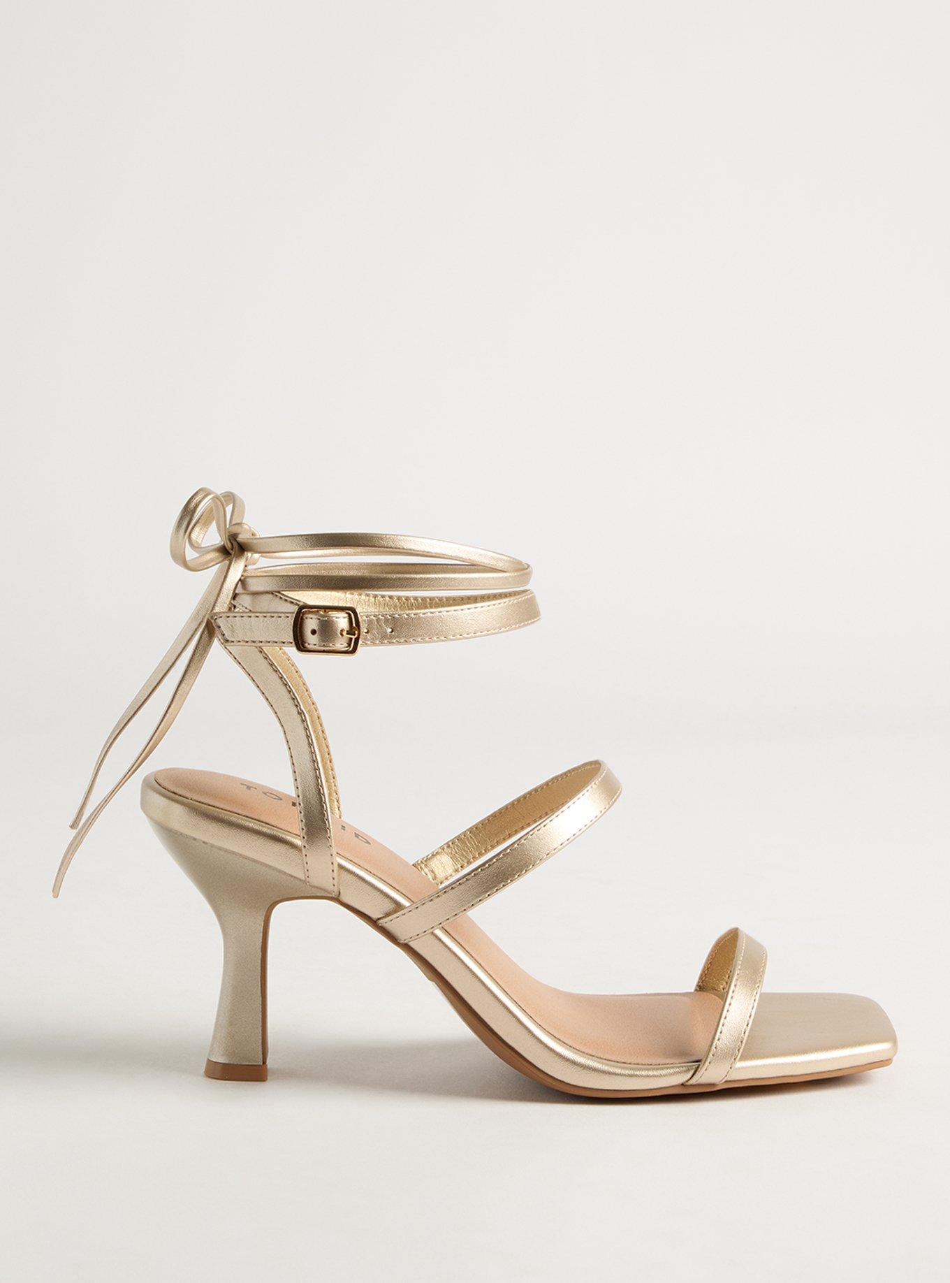 Wrap Heel Strappy Sandal (WW)