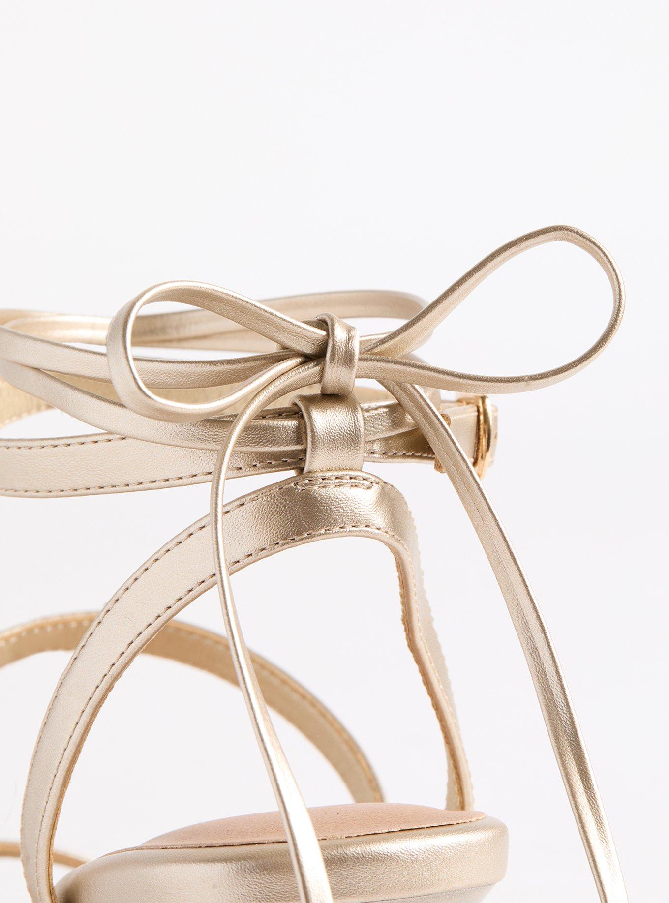 Wrap Heel Strappy Sandal (WW)