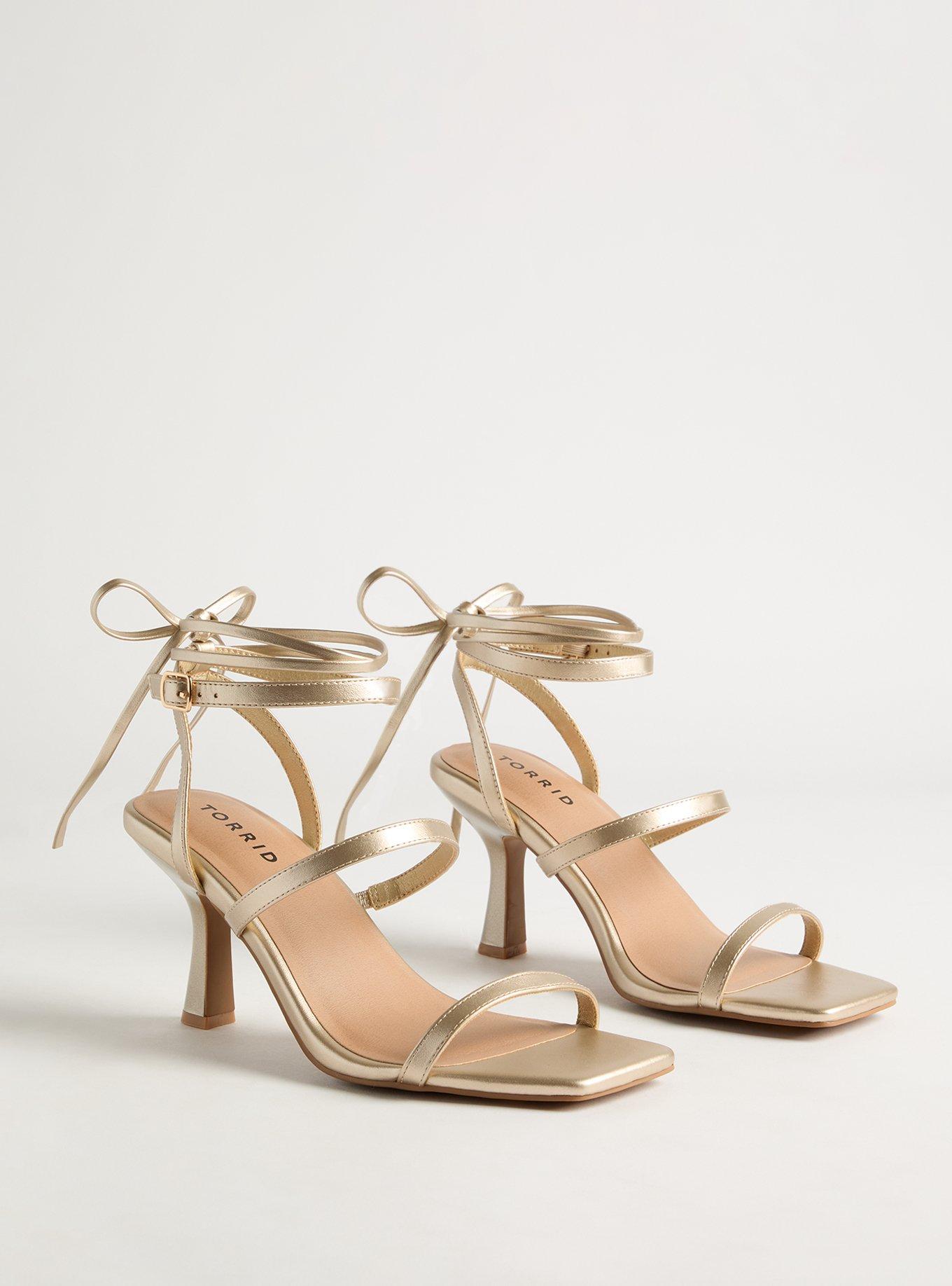 Wrap Heel Strappy Sandal (WW)