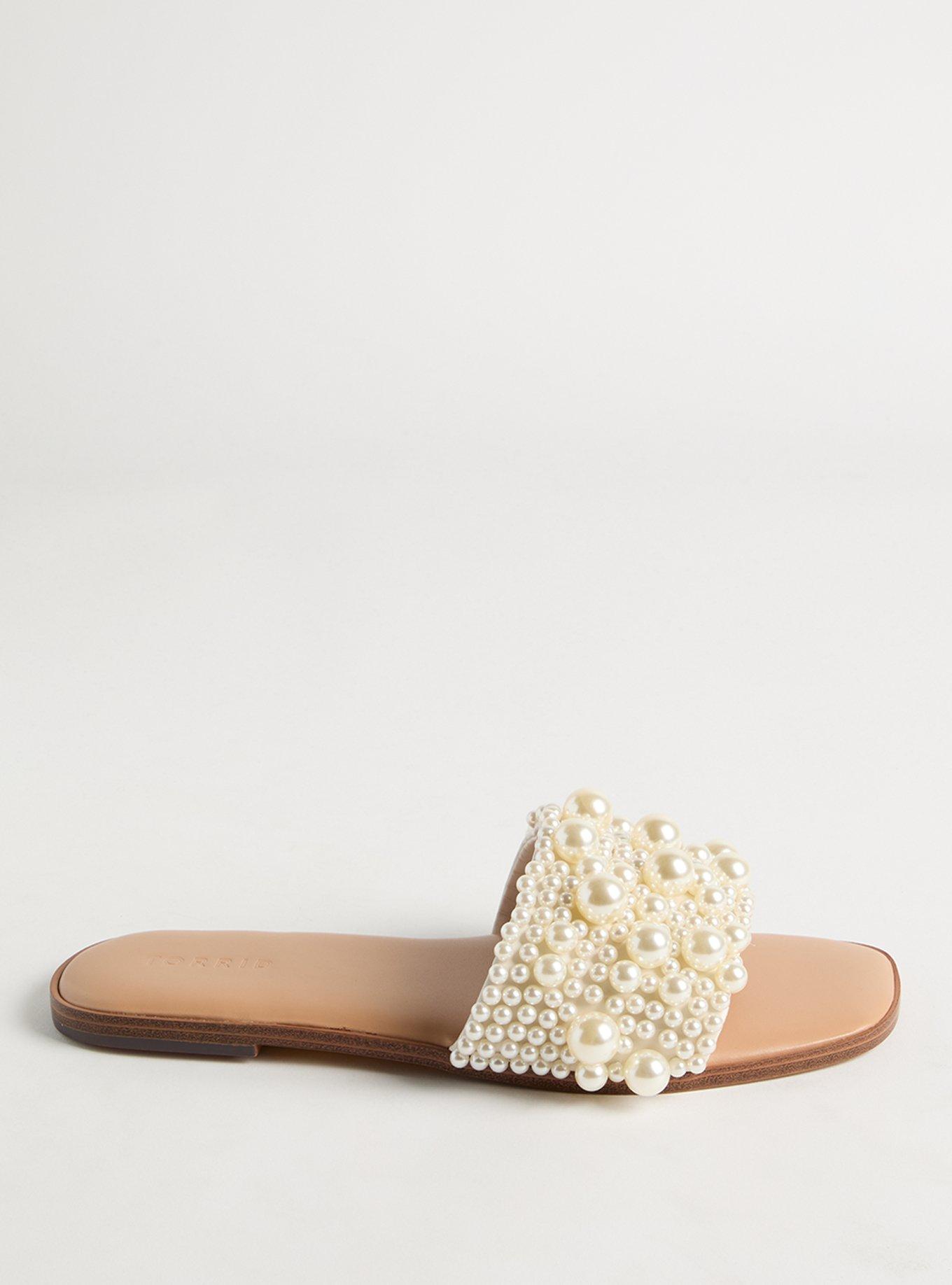 Pearl Embellished Slide (WW)