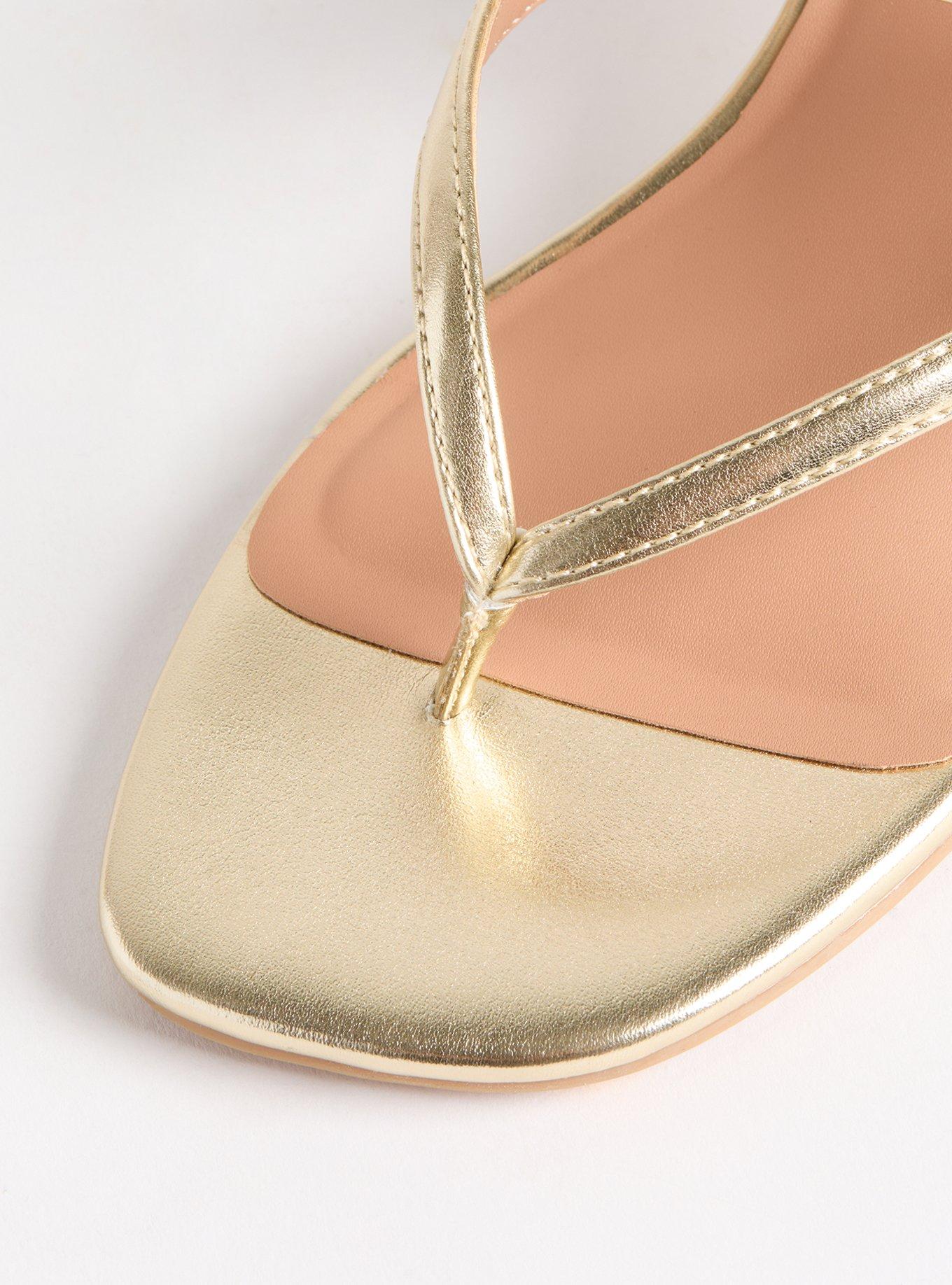 Kitten Heel Thong Sandal (M)